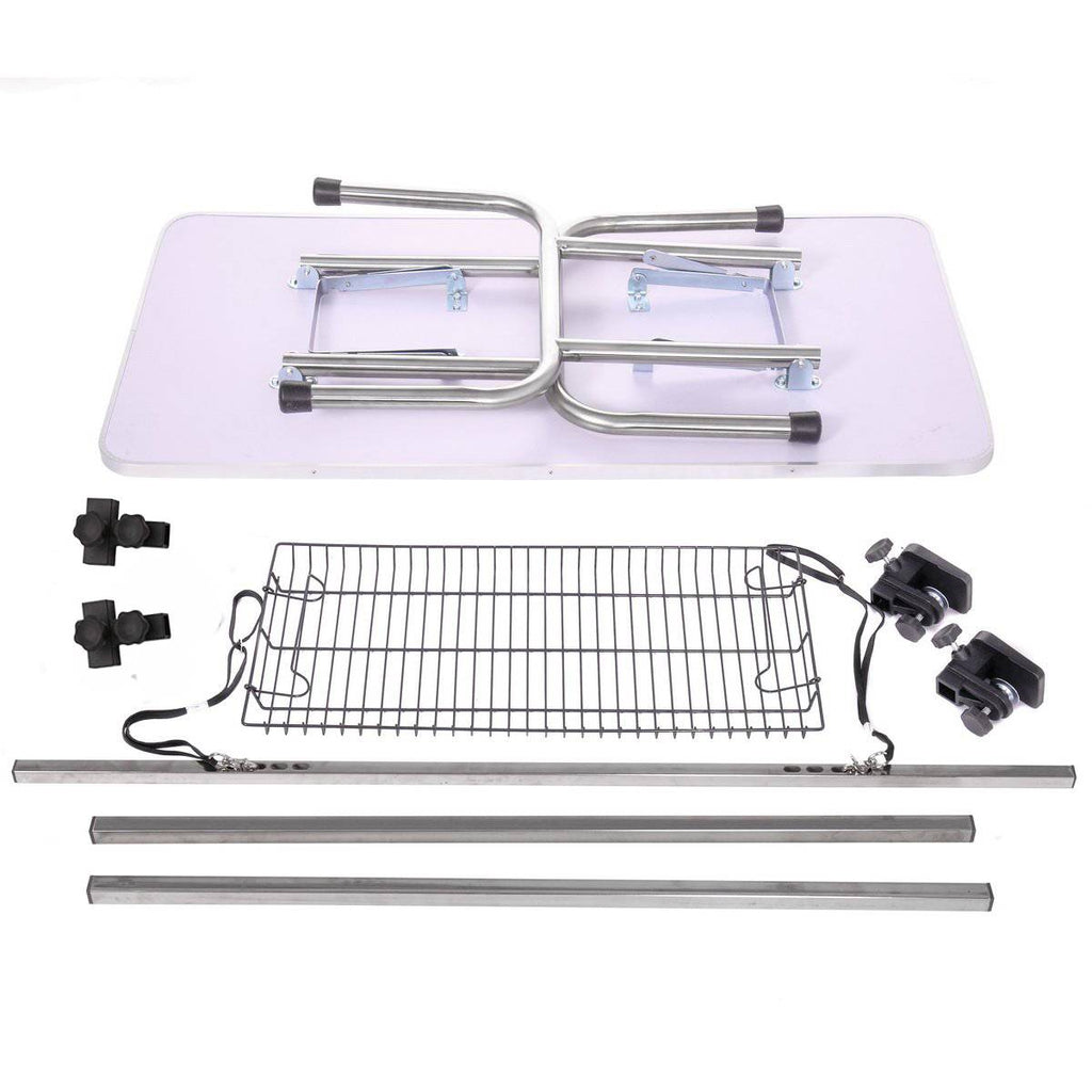 Stainless Steel Folding Dog Pet Grooming Table Heavy Duty Grooming Table