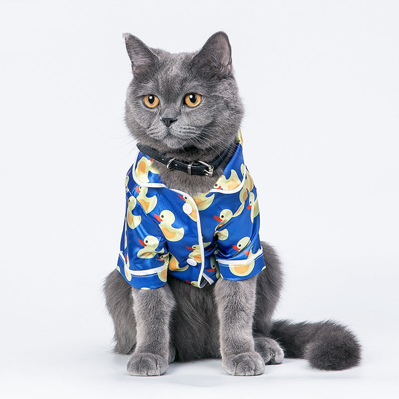 Dog and Cat Ducky Pajamas