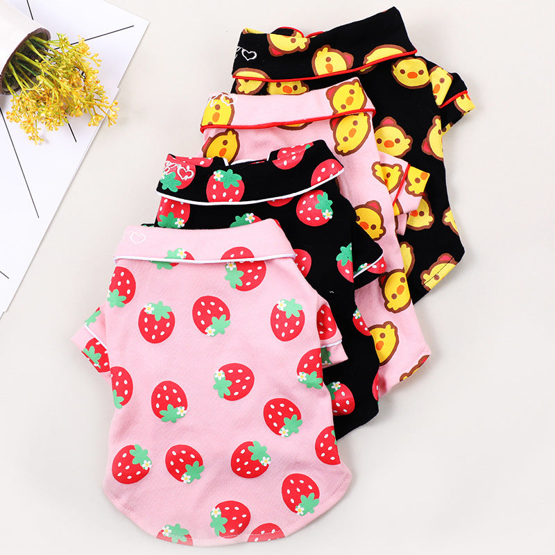 Spring And Summer Dog Clothes Cotton Home Clothes