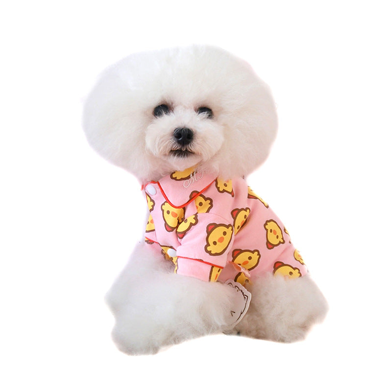 Spring And Summer Dog Clothes Cotton Home Clothes