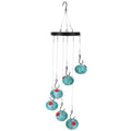 1Pc Wind Chimes Humming Bird Feeder Ant And Bee Proof Outdoor Hanging Hummingbird Feeder For Viewing Decoration For Garden Patio Yard Balcony