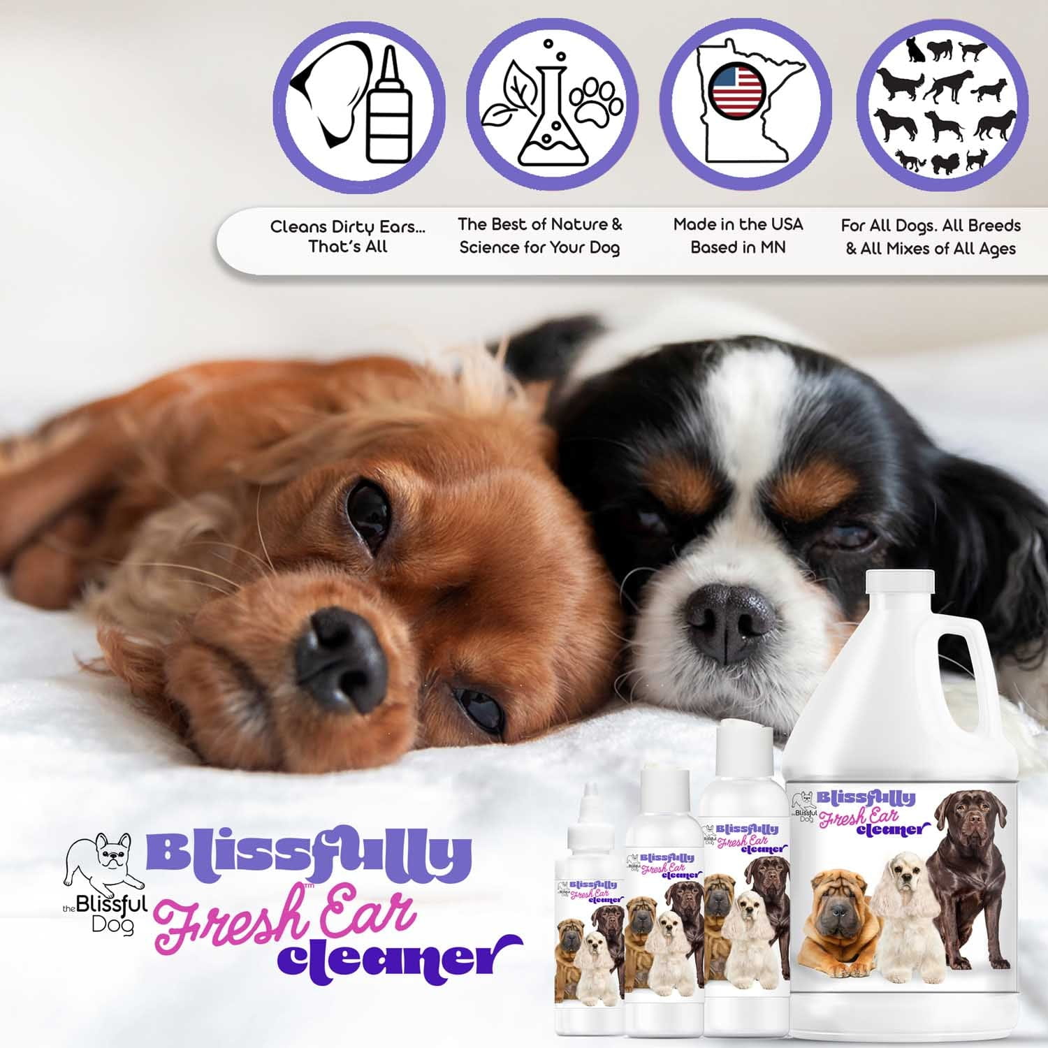 Blissfully Fresh™ Dog Ear Cleaner